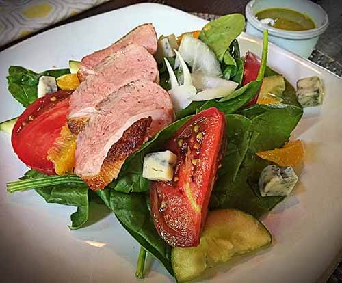 Pan-Seared Duck Breast Garden Salad | Skyterra at Home