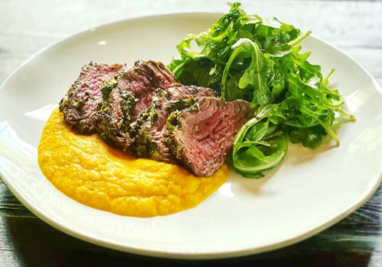 FILET WITH CARROT PUREE